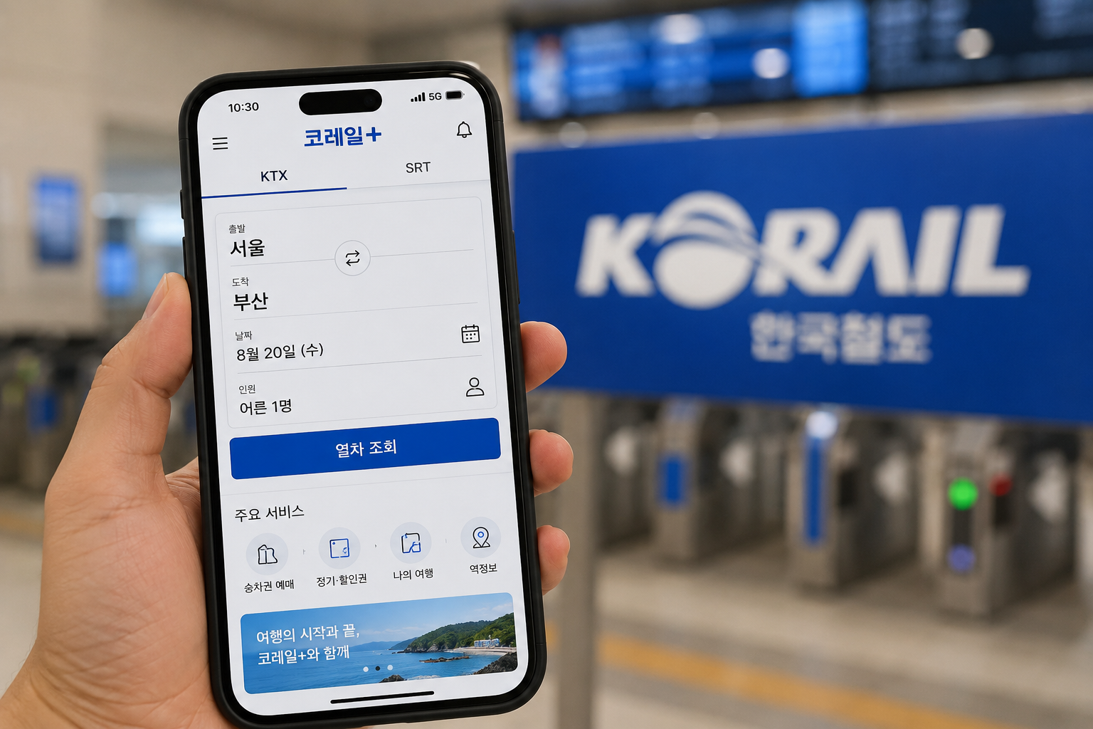 KTX·SRT 이제 따로 예매하지 마세요! 코레일+에서 한 번에 예매하는 방법 총정리