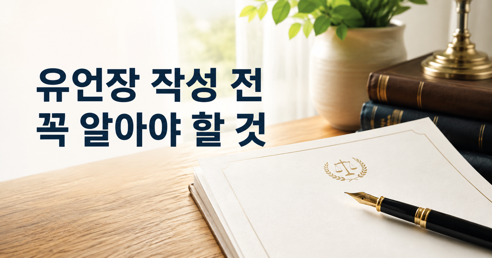 유언장 작성 전에 꼭 알아야 할 유언장의 종류와 법적 효력 총정리